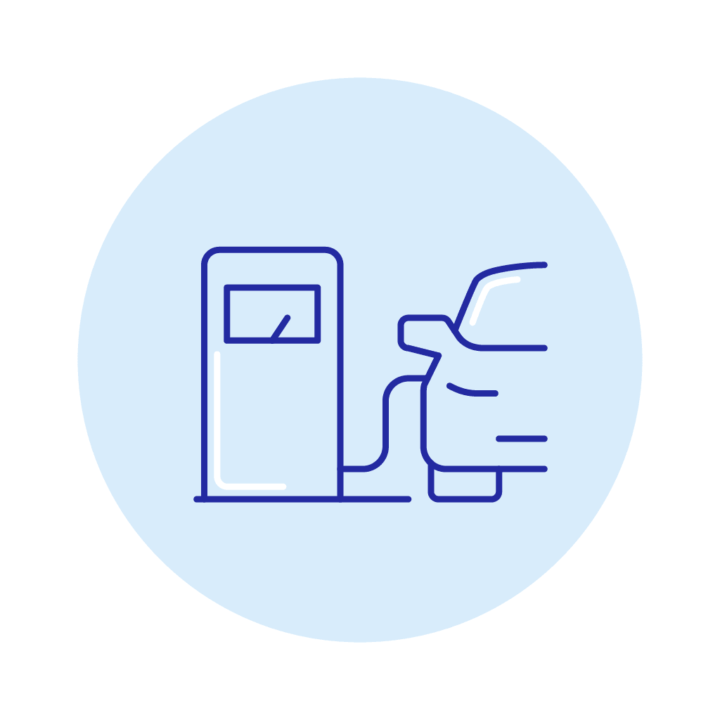 Dystrybutor na stacji paliw